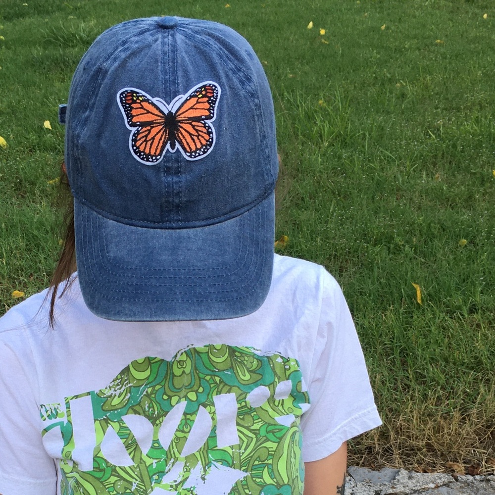 Self made butterfly hat